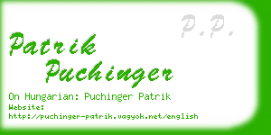 patrik puchinger business card